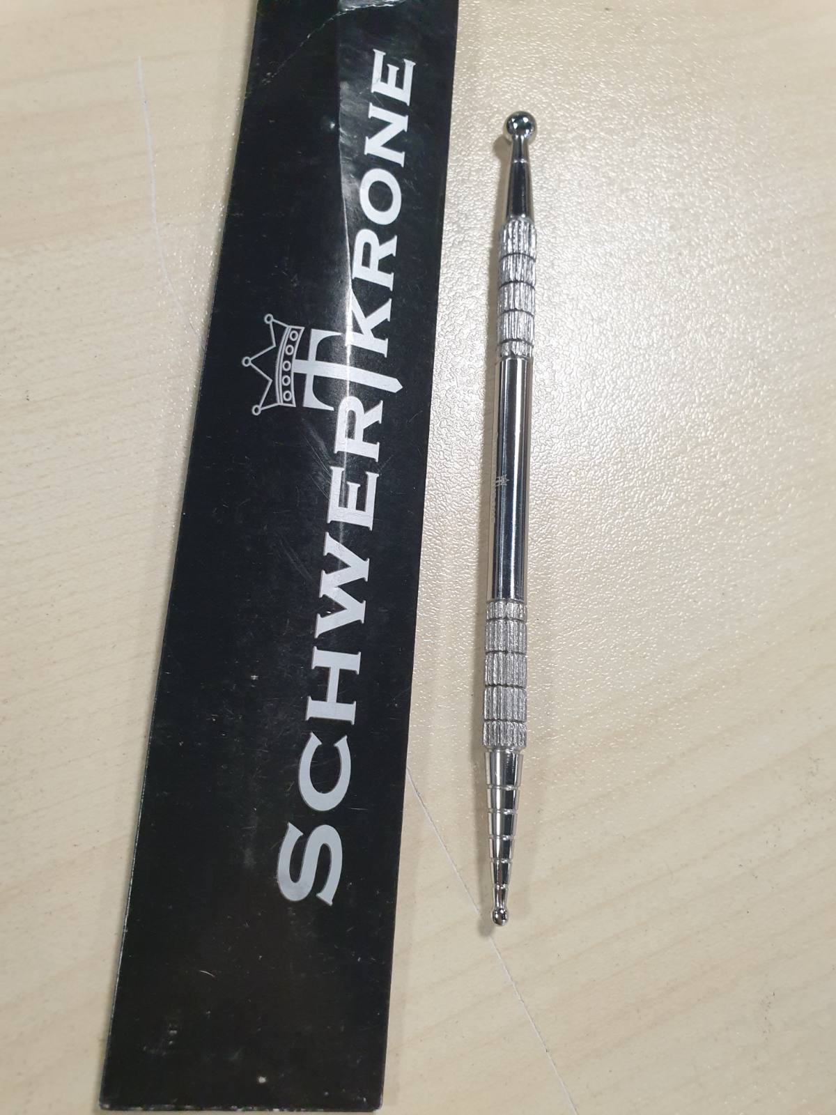 290429 - SCHWERTKRONE® Stilolaps Akupresure Çelik Inoks 13 cm Top 2.5/6 mm
