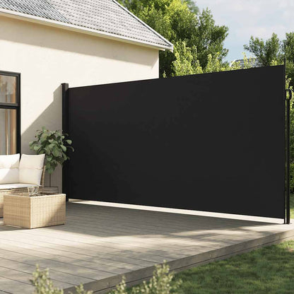 291104 - vidaXL Tendë Anësore e Palosshme, E Zezë 200x500 cm