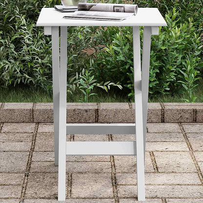 291348 - VIDAXL Tavolinë Bistro e palosshme e Bardhë 46x46x47 cm Materiali Dru