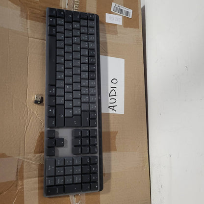 292130 - LOGITECH Tastierë Mekanike MX Pa Tel me Ndriçim nga Prapa, taste të qeta taktike, Bluetooth, USB-C, macOS, Windows, Linux, iOS, Android, metal, QWERTZ Gjerman - Gri