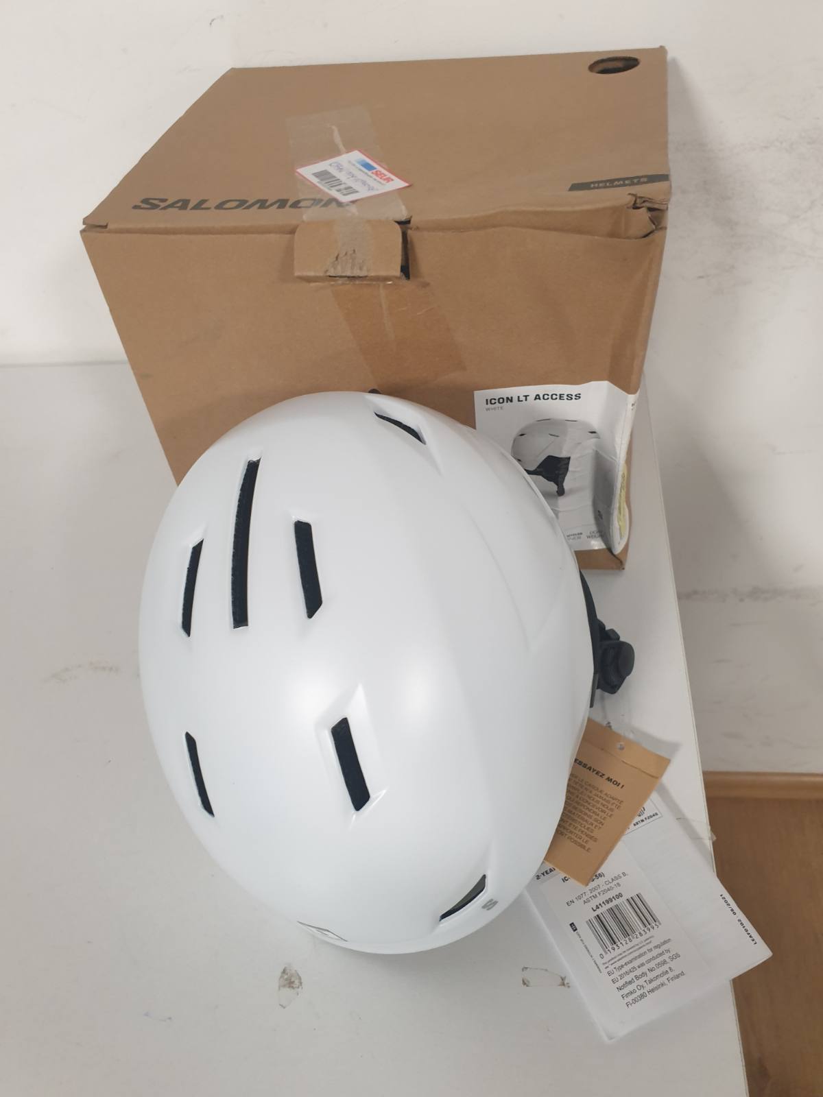 292251 - SALOMON Helmetë Skijimi dhe Dëbore për Femra ICON LT ACCESS, Madhësia S, Perimetri i Kokës 53-56 cm, e Bardhë, L41199100