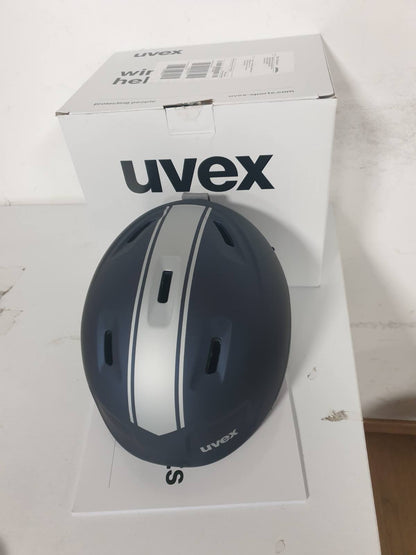 292462 - UVEX Heyya Pro - helmetë skijimi për fëmijë, Race Midnight, Argjendtë mat, 54-58 cm, e lehtë dhe e sigurt