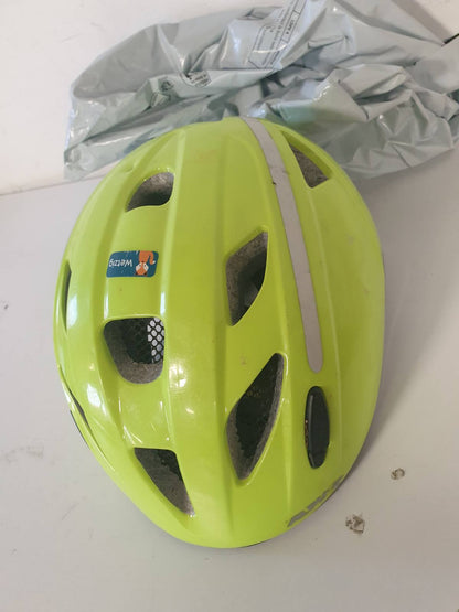 292830 - ALPINA XIMO - Kaskë biçiklete e lehtë, e sigurt dhe e pathyeshme me dritë LED për fëmijë, reflektuese e dukshme, 49-54 cm