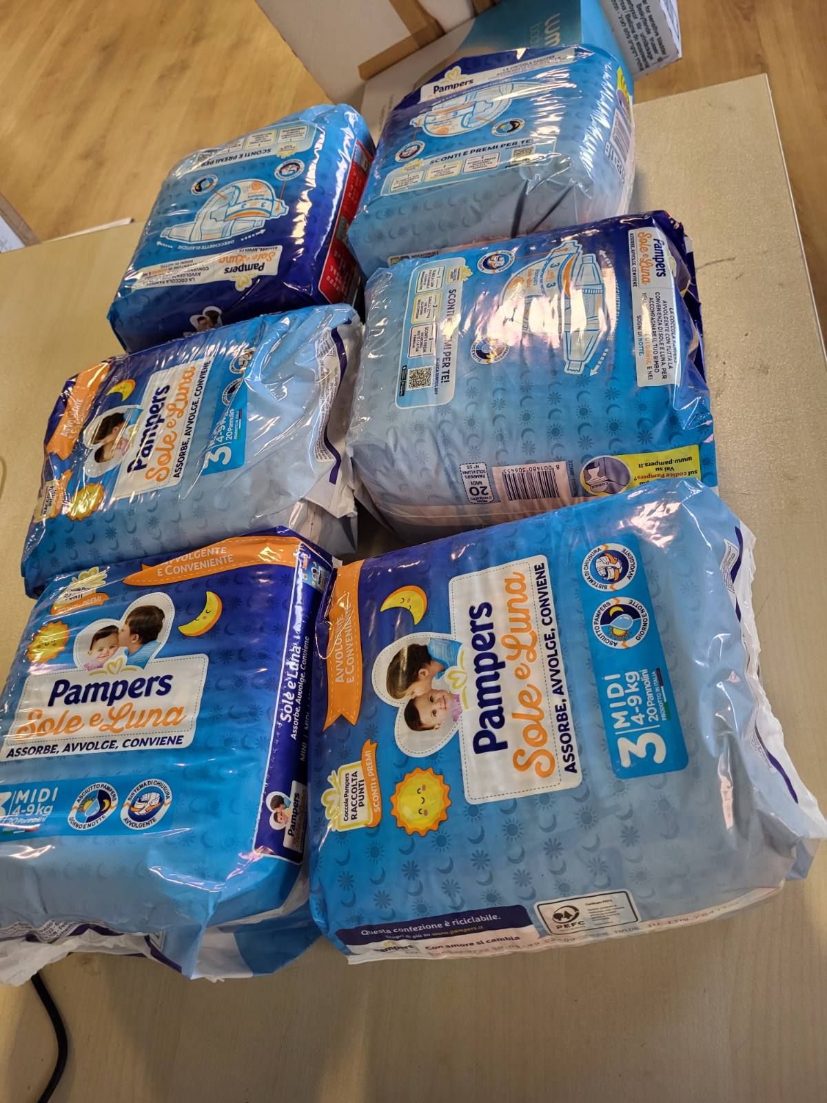 293189 - Pampers - Pelena Sole e Luna Midi, Madhësia 3 (4-9 kg), 120 pelena