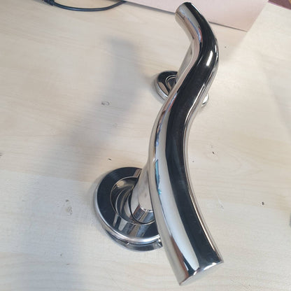 293213 - DOREZË Kapëse e lakuar prej çeliku inox për Spa, 35 cm e gjatë