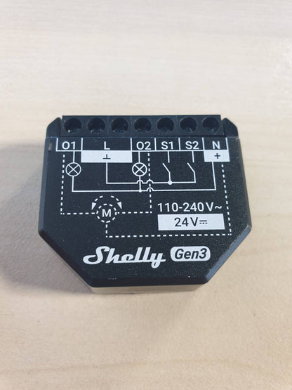 293237 - SHELLY - 2PM Gen3 Ndërprerës Inteligjent Wi-Fi, 2 Kanale, 16A, Matës i Energjisë Elektrike, Kohëmatës, Alexa dhe Google Home