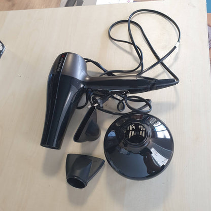 293310 - REMINGTON Tharëse flokësh profesionale 2300W, Gjenerator jonesh për shkëlqim, motor jetëgjatë, 3 nivele ngrohjeje, dy gryka stilimi + difuzor, Pro Air AC5999