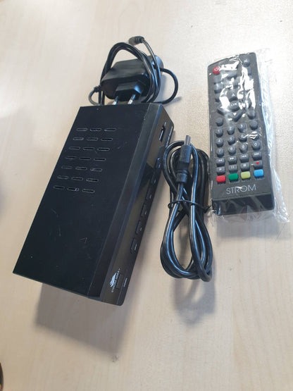 293414 - STROM 504 A+ - Marrës Dixhital Tokësor Full HD DVB-T2, i pajtueshëm me HEVC264, HDMI, SCART, USB, Digital Plus, i Zi