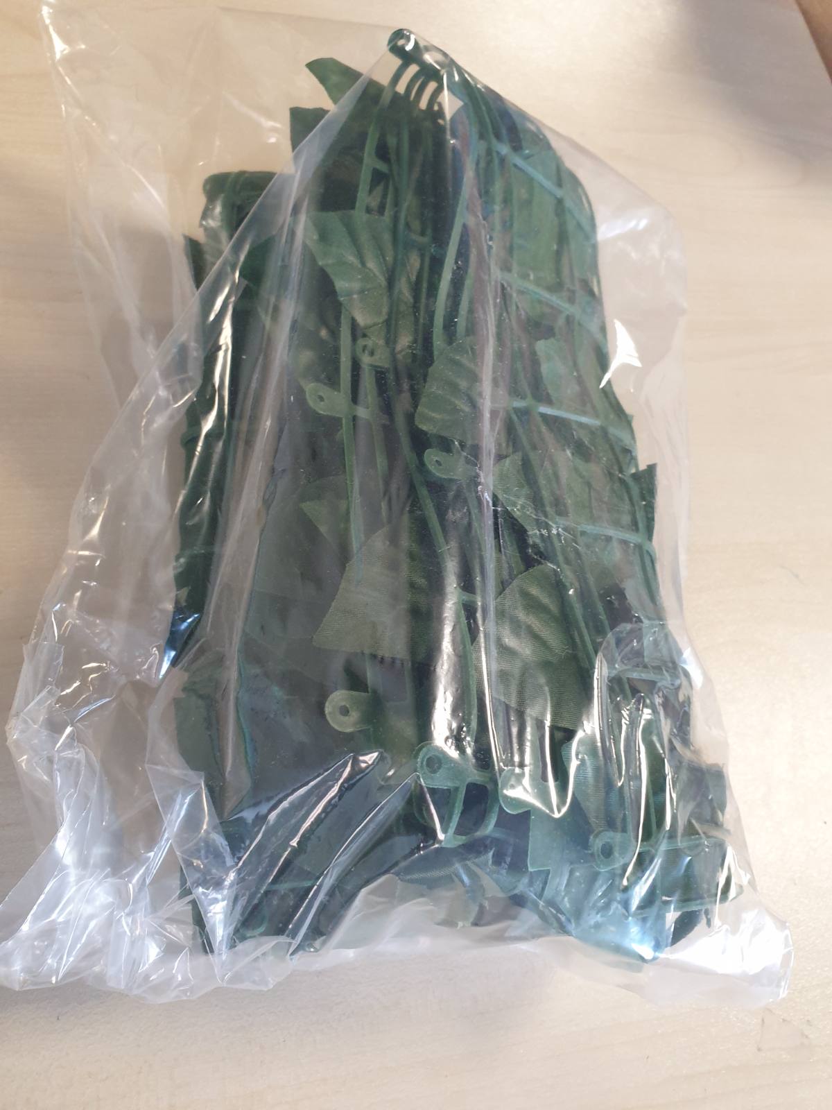 293658 - AQCQDQ Mbrojtëse Privatësie për Kopsht me Hedera Artificiale 100x200cm, Gardh Privatësie me Hedera, Lidhje të Përforcuar