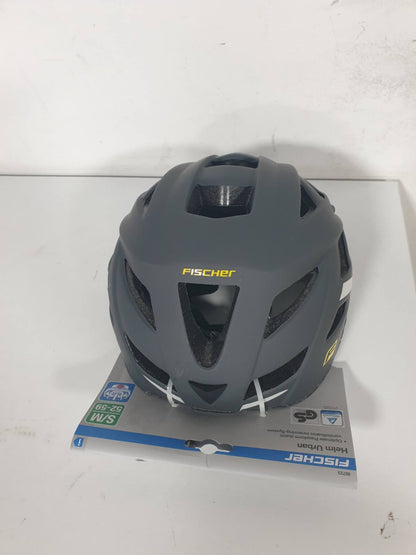 293694 - FISCHER Helmetë Biciklete për të Rritur, S/M, 52-59cm, Gri, me Sistem Unazash të Brendshme të Ndriçuara