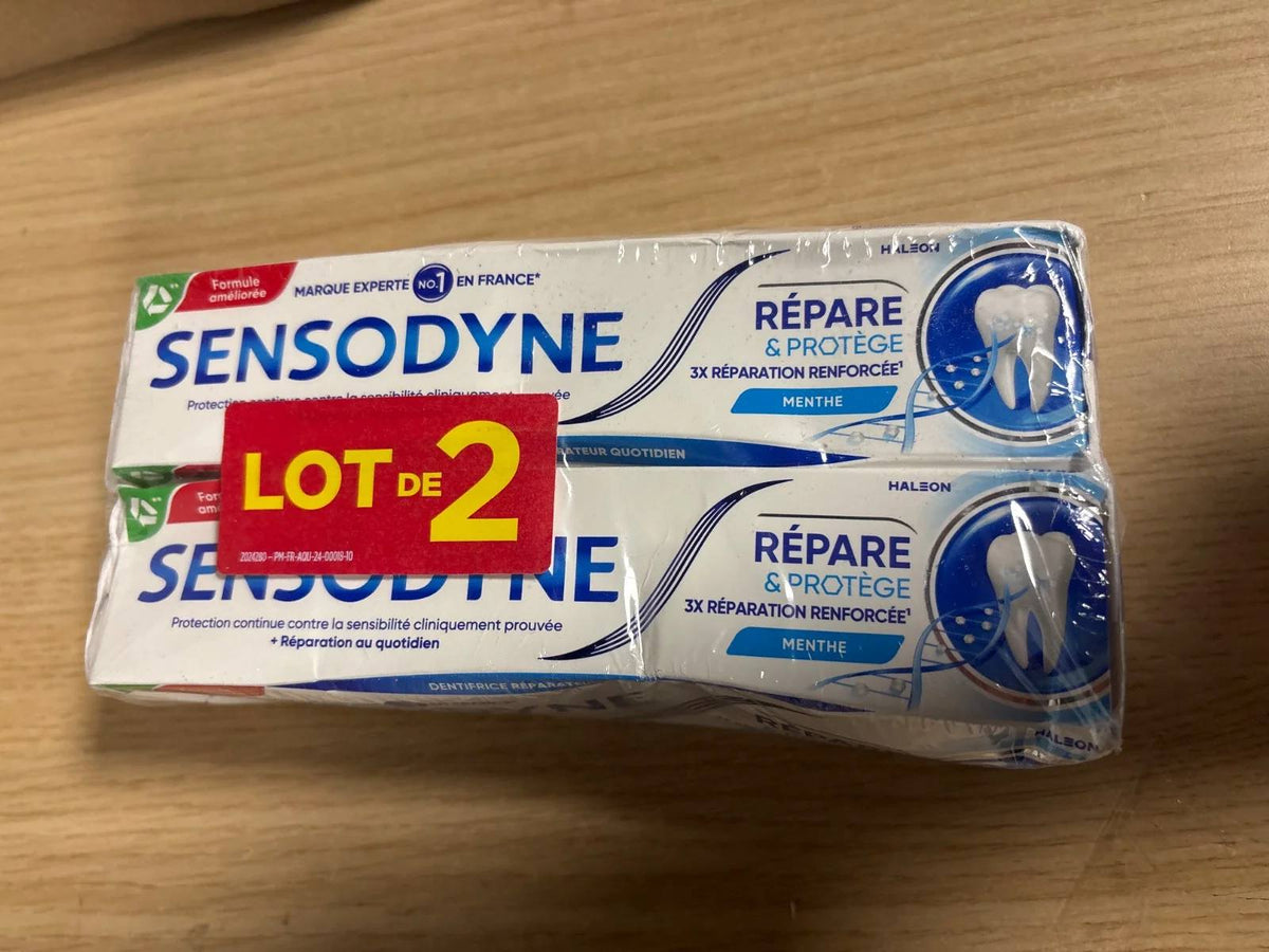 295015 - Pastë dhëmbësh SENSODYNE Repair & Protect, për dhëmbë të ndjeshëm, shije mente, 2 x 75 ml