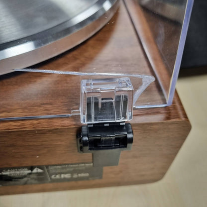 295025 - Gramafon vinili Bluetooth, Gramafon HiFi me Altoparlantë të Integruar, Paraamplifikator Fono, Fishek AT-3600L, 2 Shpejtësi 33/45 RPM, Gramafon Vintage (Arre)
