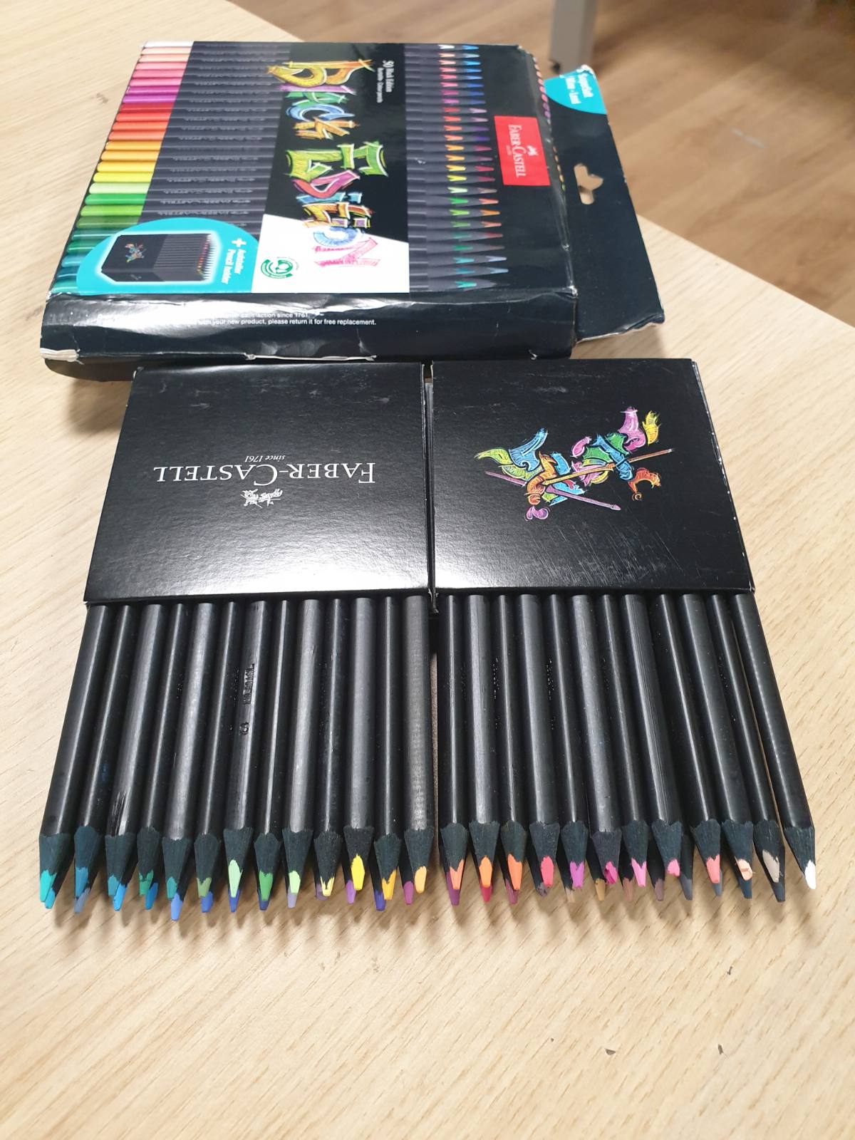 295287 - FABER-CASTELL 116450 Lapsa me Ngjyra Blackwood, Set me 50, dru i zi