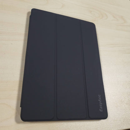 295416 - MBROJTËSE EASYACC PËR LENOVO IDEA TAB 2025, 11 INÇ, ultra e hollë me mbajtëse stilolapsi, mbrojtëse prej lëkure PU të hollë (e zezë)