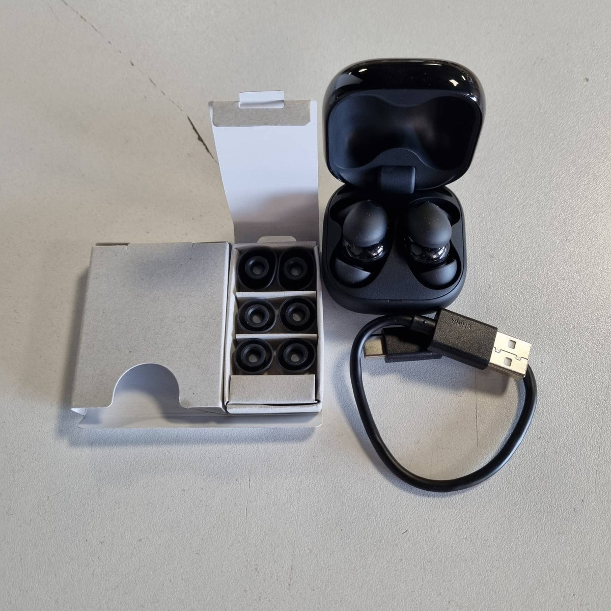 295481 - SONY LinkBuds Fit - Kufje Pa Tel Bluetooth, Anulim Zhurmash, Jetëgjatësi Baterie 21-Orë, IPX4, Kompatibile me iOS dhe Android - Të Zeza