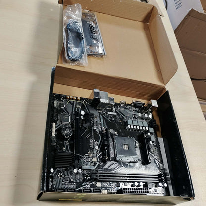 295672 - GIGABYTE A520M K V2 - Pllaka amë, mbështet procesorët AMD Ryzen 5000 Series AM4, deri në 5100MHz DDR4 (OC), PCIe Gen3 x4 M.2, GbE LAN, USB 3.2 Gen 1
