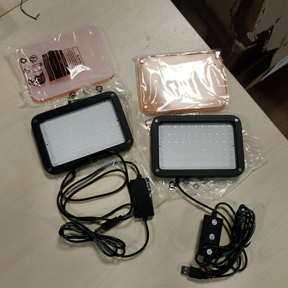 295704 - NEEWER Basics Pako me 2 Panele Ndriçimi me Dritë LED për Video, Drita Studio Portative me Dy Ngjyra të Errët, Mbështetëse dhe Filtra, 3200K-5600K, 750lux, CRI95, për Regjistrim Videoje, Transmetim Live dhe Fotografim, BP66