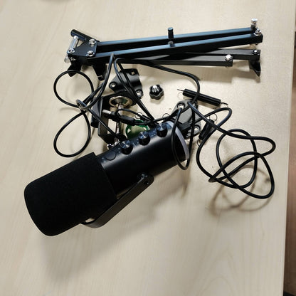 295845 - MIKROFON Lojërash Ortizan USB, Mikrofonë Kondensues për PC, PS4/5 dhe Mac, Mikrofon Podcast me Anulim Zhurme, Mikrofon me Heshtje, Reverb, Monitorim, Krah i Rregullueshëm