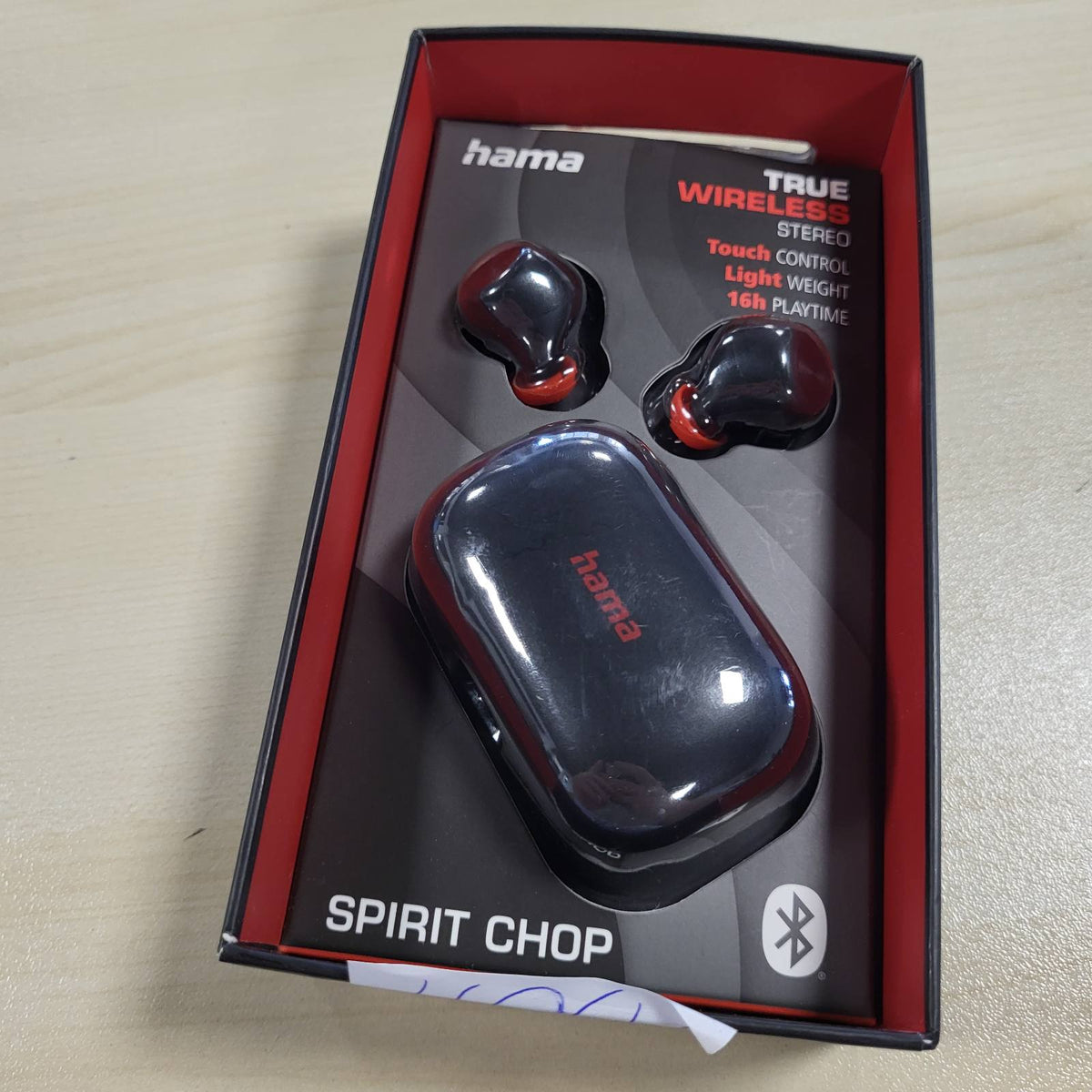 295854 - HAMA Kufje Bluetooth Spirit Chop, brenda veshit, IPX4, jetëgjatësi baterie 16 orë, të zeza