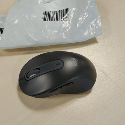 295889 - LOGITECH Maus pa tel Signature M650 - për duar të vogla deri të mesme, bateri 2-vjeçare, klikime të qeta, butona anësorë të personalizueshëm, Bluetooth, kompatibilitet me shumë pajisje - Gri