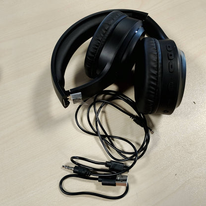 296149 - elzle Kufje Bluetooth Over-Ear, jetëgjatësi baterie 82-orëshe, Bluetooth 5.3, 3 mënyra ekualizuesi, mikrofon i integruar, dizajn i lehtë dhe i palosshëm