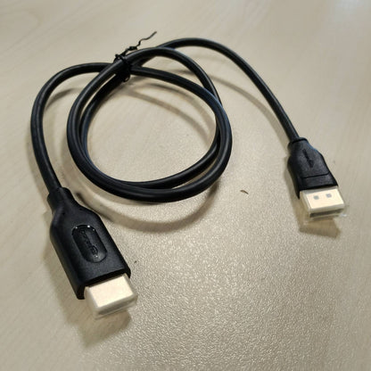 296235 - AmazonBasics - Kabllo DisplayPort (Burim) në HDMI (Ekran), Unidirekcionale, 0.9 m, e zezë