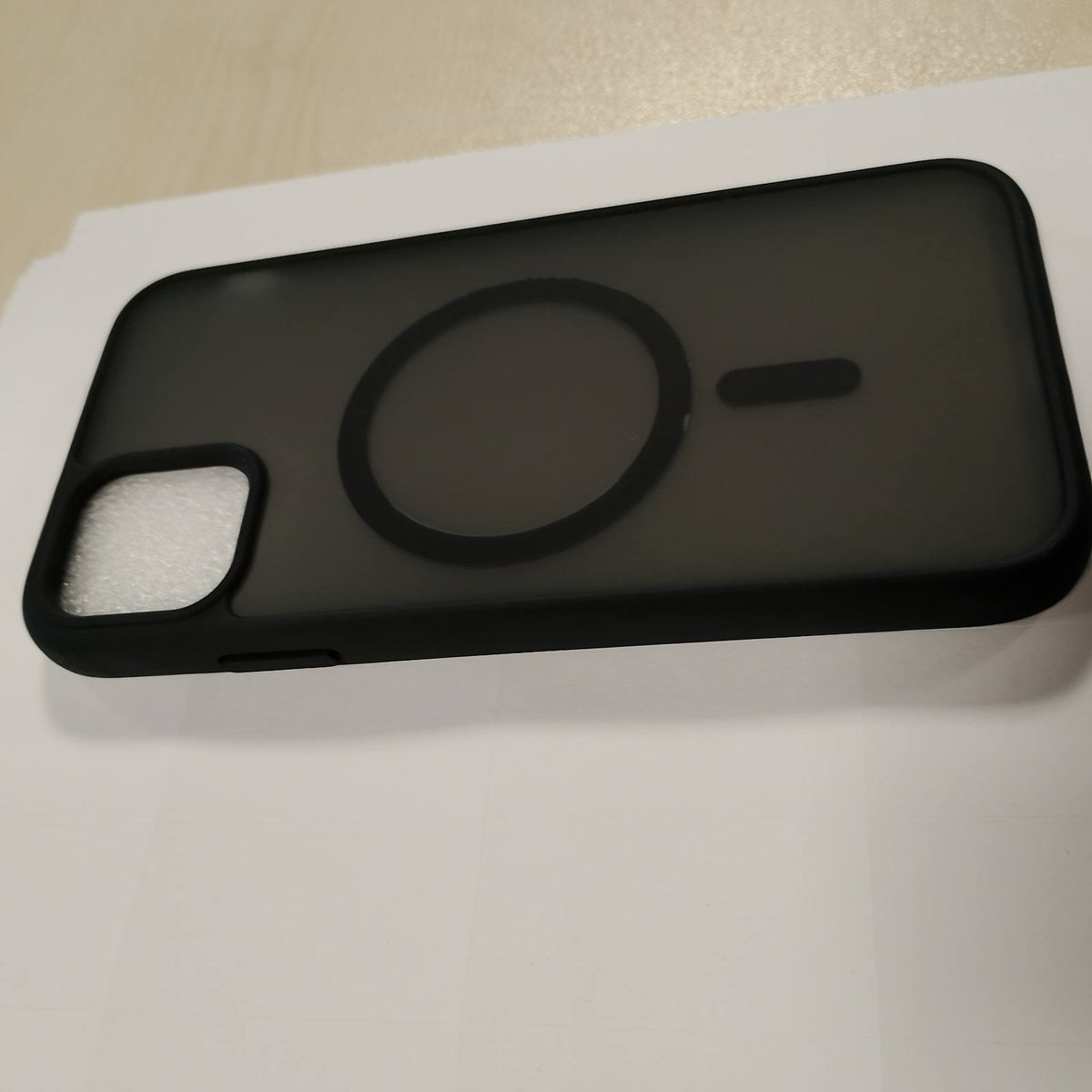 296457 - PNAKQIL Mbrojtëse për iPhone XR e pajtueshme me MagSafe, Mbrojtëse Magnetike TPU + PC, Mbrojtje Rezistente ndaj Gërvishtjeve dhe Goditjeve për iPhone XR 6.1", e Zezë