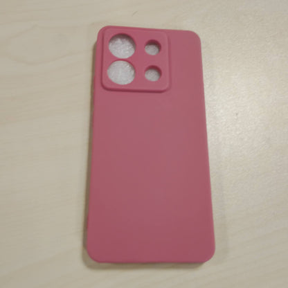 296482 - KWMOBILE Mbështjellëse për telefonin për Xiaomi Redmi Note 13 Pro 5G / Poco X6 5G, silikoni i butë, mbulesë mbrojtëse, rozë e errët