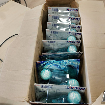 296807 - BREF WC Color Activ+Lagoon – Produkt Pastrues Tualeti – Ujë me Ngjyrë Turkuaz + Ndalesë Odor - 4 përbërës aktivë - Pako me 10 Blloqe Tualeti (10x50g)