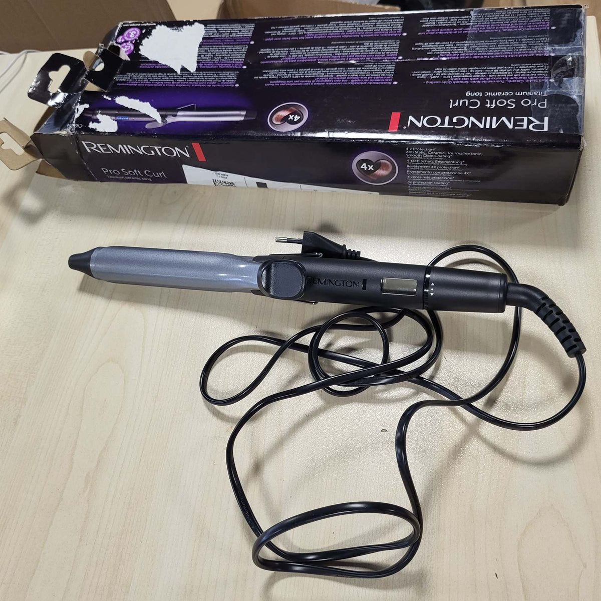 296923 - REMINGTON Hekur kaçurrelash Pro Soft Curl Digital [25 mm], Ekran LCD 130-220°C, me kapëse, CI6525