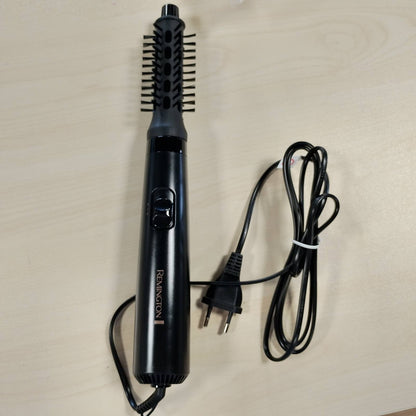 296972 - REMINGTON - Furçë me ajër të nxehtë Airstyler AS7100, përfshin 2 aksesorë: furçë të rrumbullakët 19 mm dhe 25 mm, 2 cilësime ngrohjeje dhe ventilatori, e zezë