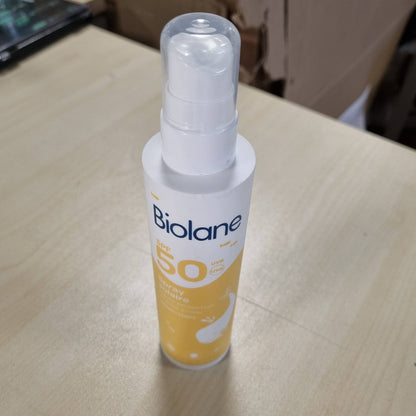 297118 - BIOLANE Sprej mbrojtës nga dielli për foshnje Mbrojtje SPF50 Fytyrë dhe trup 200ml