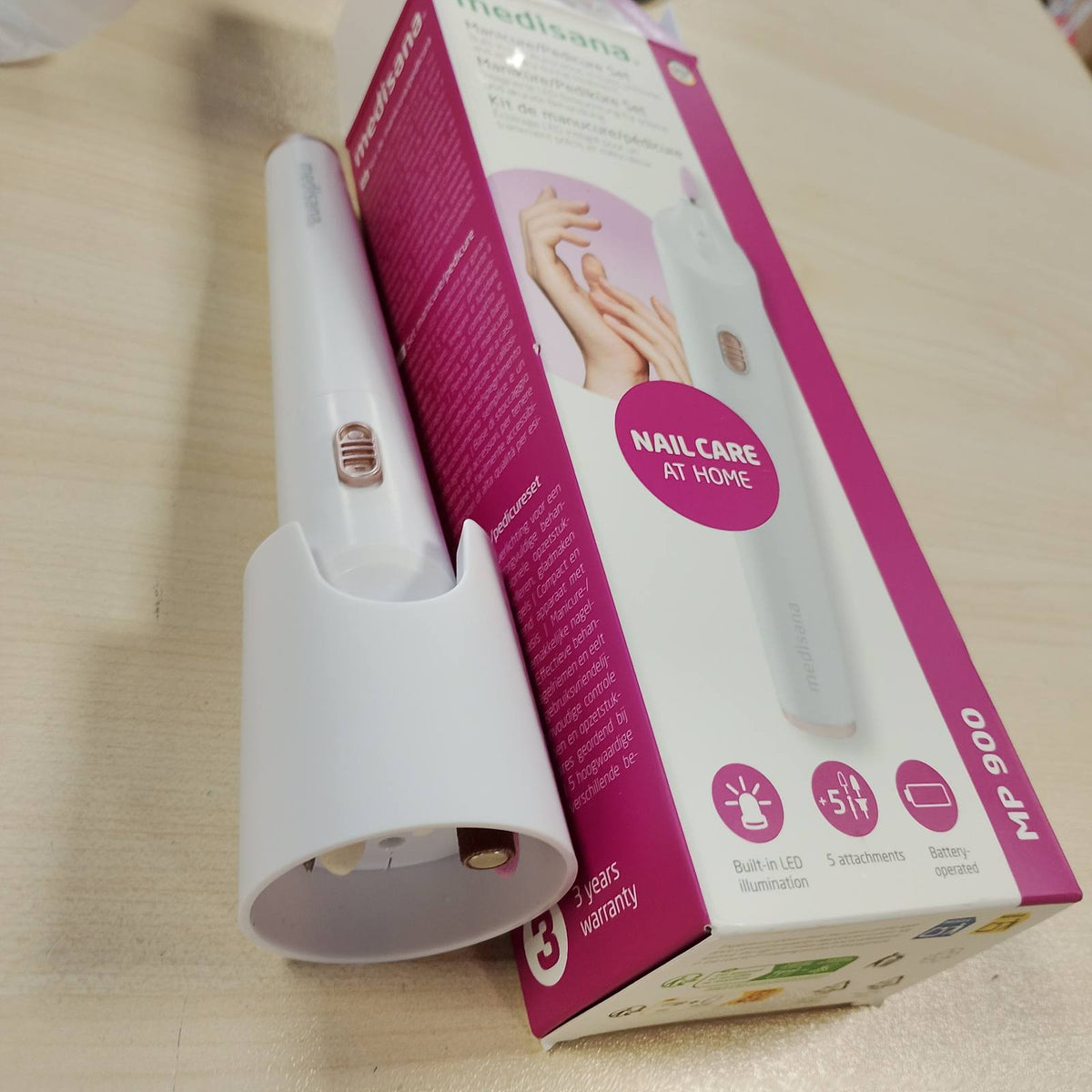 297189 - MEDISANA Set manikyr dhe pedikyr MP 900, shpuese elektrike për thonj