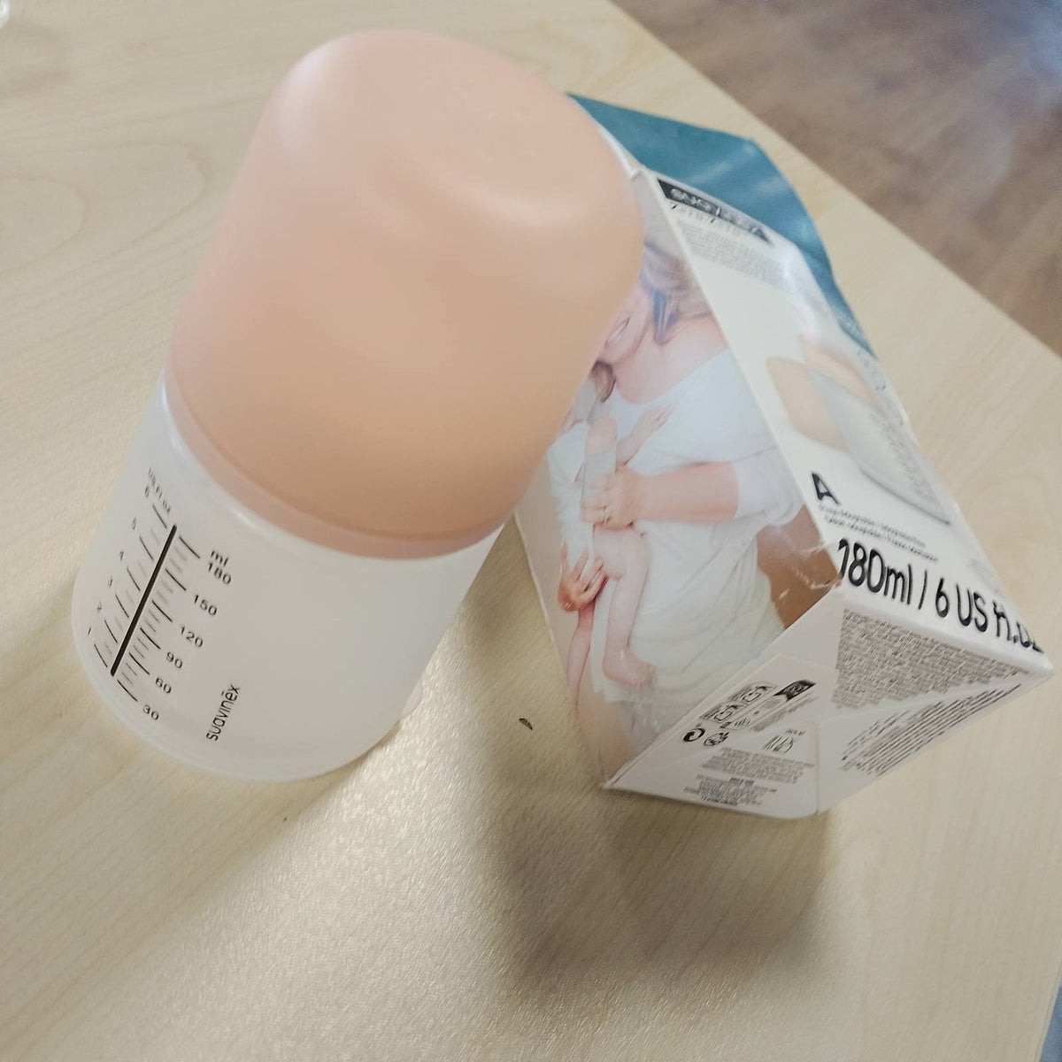 297199 - SUAVINEX Shishe Zero Zero Anti-Kolik për Bebe, 180ml, 0+ muaj (A)