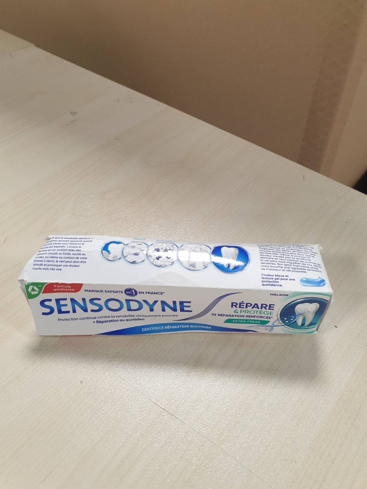 297740 - SENSODYNE PASTË DHËMBËSH 75 ML, për riparim dhe mbrojtje, me Novamin, mente e freskët