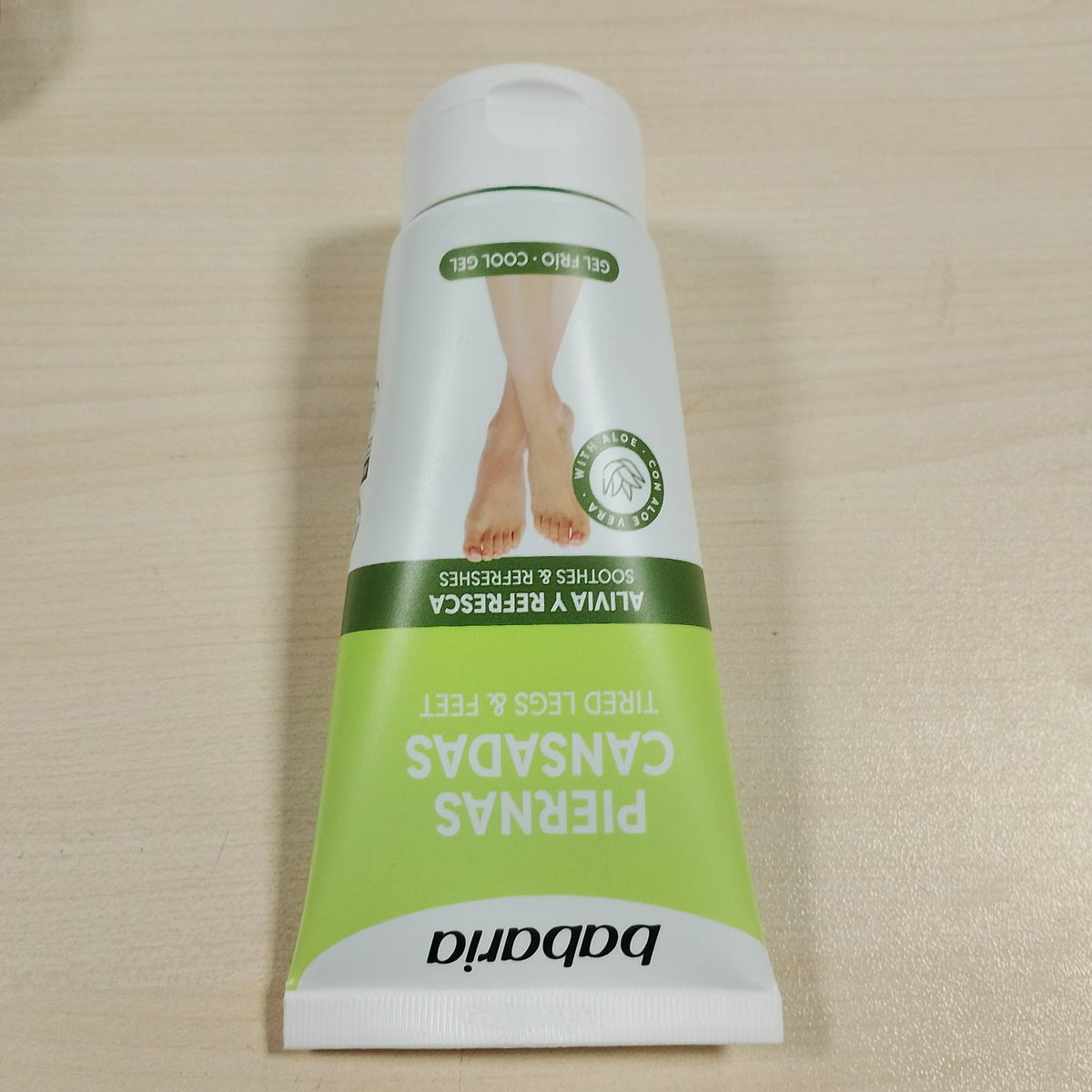 297825 - BABARIA Xhel Ftohës për Këmbë të Lodhura 150ml, Krem Anti-inflamator dhe Hidratues me Aloe Vera