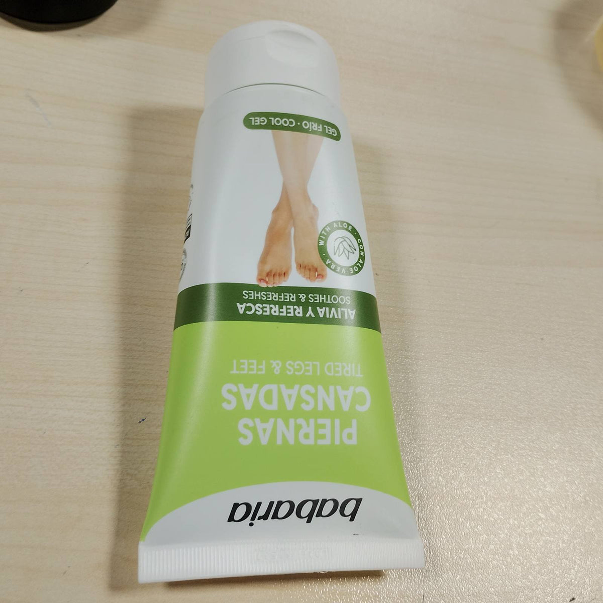 297826 - BABARIA Xhel Ftohës për Këmbë të Lodhura 150ml, Krem Anti-inflamator dhe Hidratues me Aloe Vera