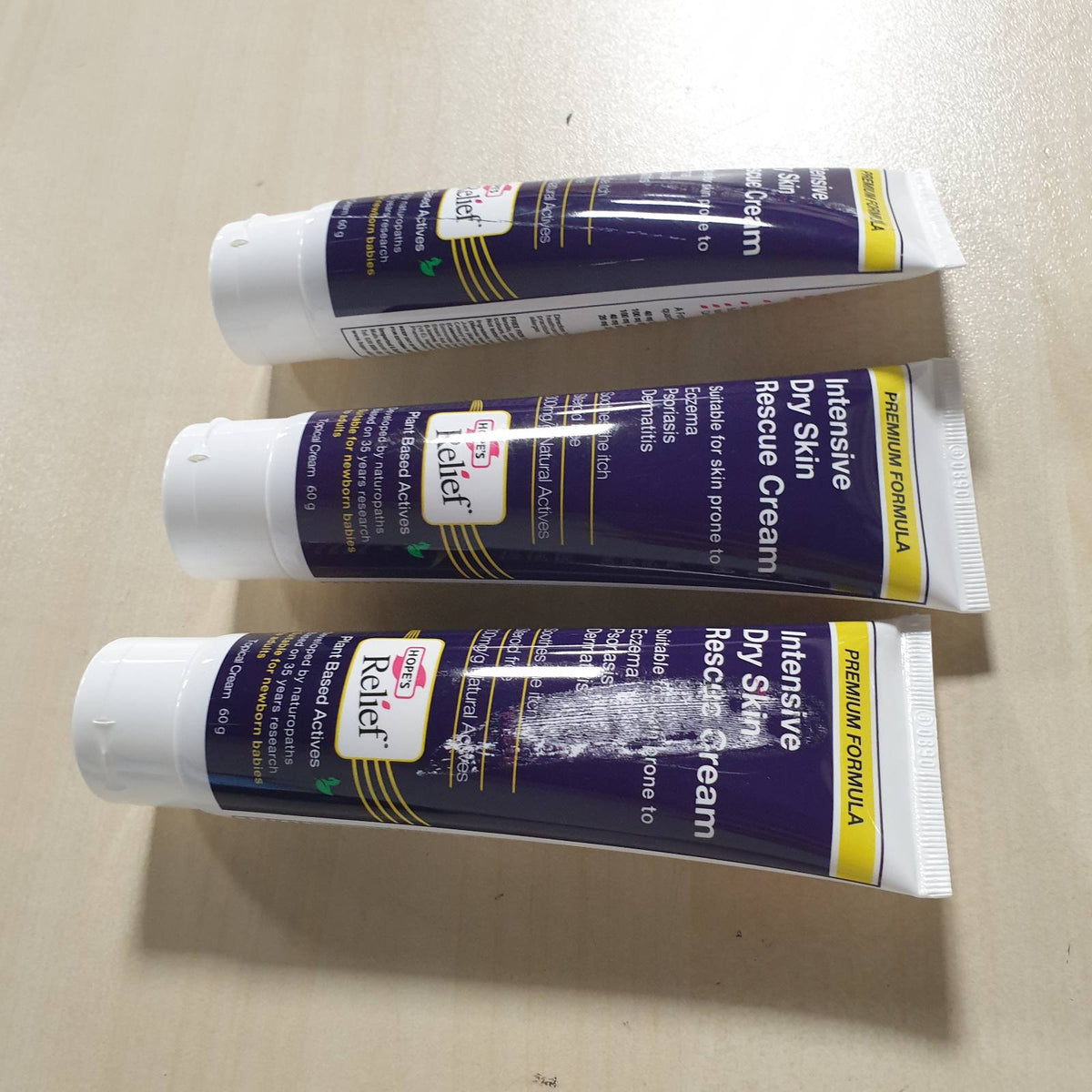 297939 - HOPE'S RELIEF Krem natyral intensiv për lëkurë të thatë, pako me vlerë për fytyrën, duart, trupin, hidratues, ekzemë, psoriazë dhe dermatit