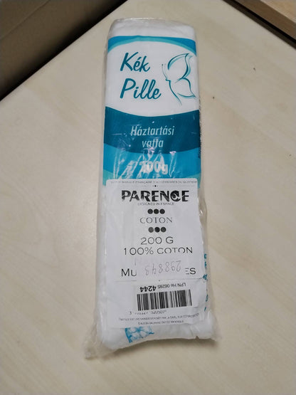 298843 - PARENCE Qese pambuku natyral 200g - E pastër, e butë dhe shumëfunksionale - Artizanate/Higjienë/Pastrim - 200g