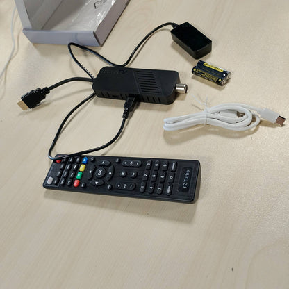 299658 - LEYF Dekoder televiziv dixhital tokësor DVB-T2 Full HD 1080P, i fshehur pas televizorit, kanale të lira, ekran dixhital, telekomandë kryesore HEVC H265 10-bit, HDMI/AV, USB