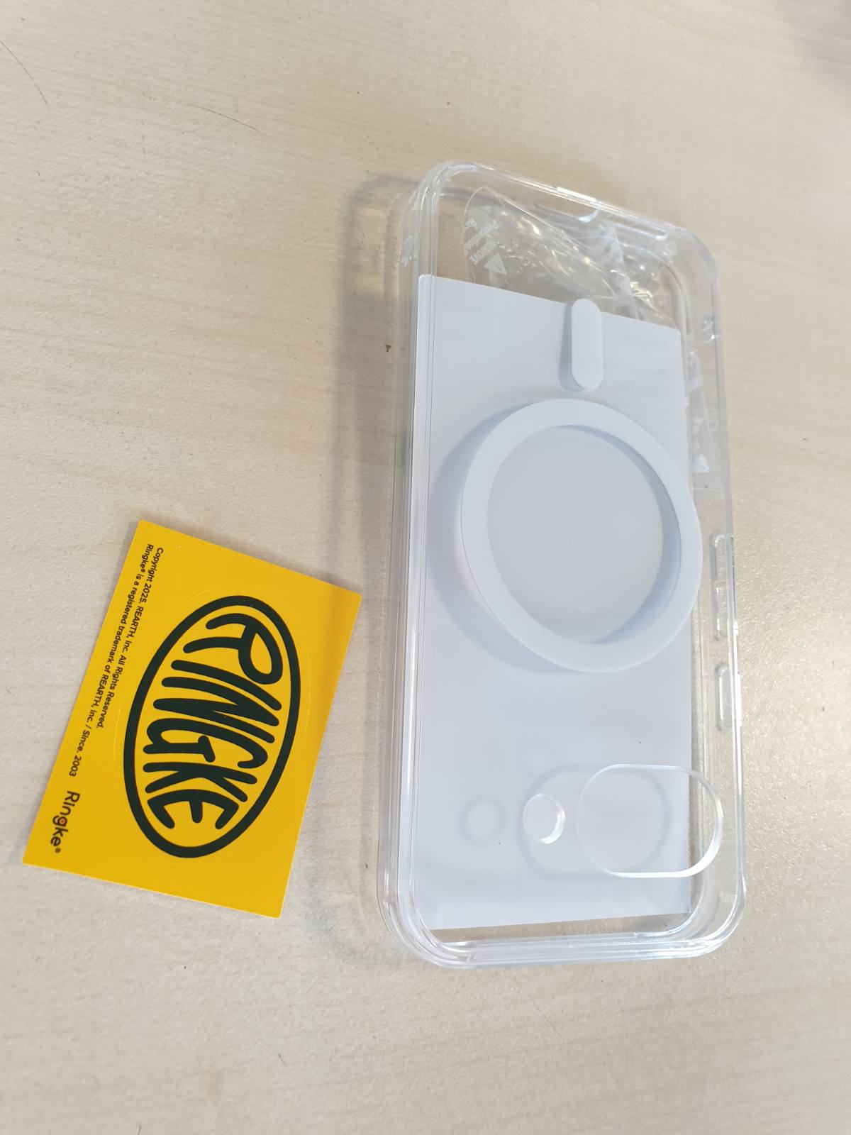 299786 - Ringke Mbrojtëse e pajtueshme me Google Pixel 9a, aksesorë për mbulesën [Fusion Magnetic], transparente magnetike, ultra e hollë, e fortë, me pjesën e pasme të fortë, mbrojtëse kundër goditjeve - magnetike, transparente
