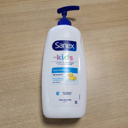 300518 - Set Sanex BiomeProtect Kids me xhel dushi dhe shampo, pastron butësisht flokët dhe lëkurën delikate, 700 ml