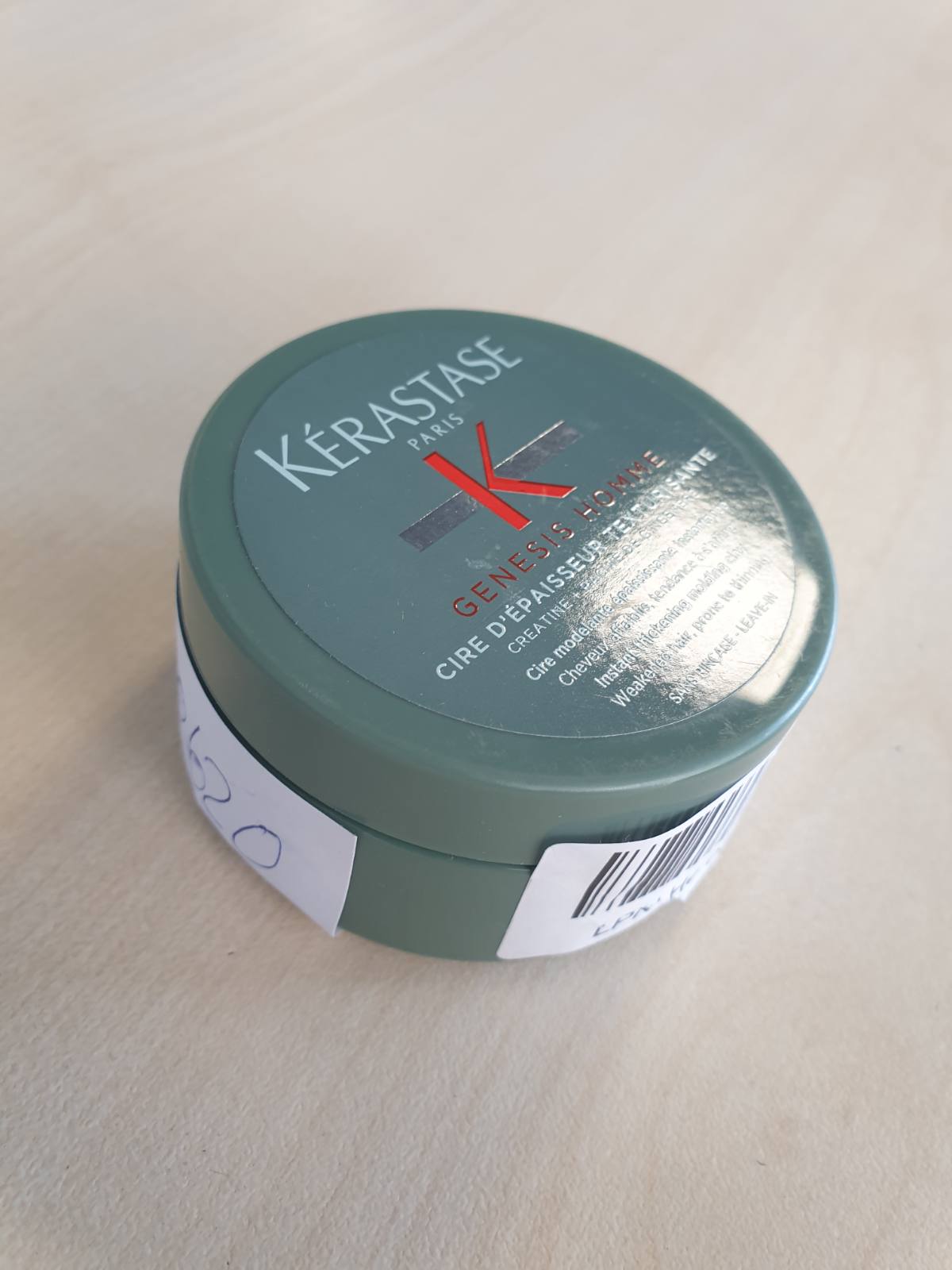 300620 - KERASTASE GENESIS HOMME - Dyll Teksturizues dhe Trashësues për Stilim, +70% Trashësi e Menjëhershme, përfundim mat, kreativë + rrënjë xhenxhefili, për flokë të hollë dhe të dobët.