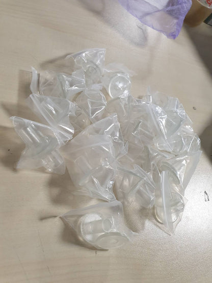 300658 - ARMATUSE 60 palë mbrojtëse thembrash për taka të larta, 3 madhësi, mbulesa ndaluese thembrash për dasma dhe raste zyrtare (transparente).
