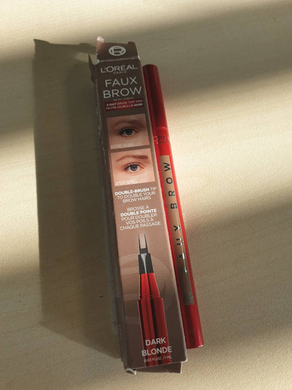 301135 - L'ORÉAL PARIS Stilolaps për vetulla - Deri në 2 ditë aplikim - Përfundim natyral - Rezistent ndaj ujit - Ngjyra: BJOND I ERRËT