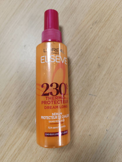 301320 - L'ORÉAL PARIS - Serum Mbrojtës nga Nxehtësia 230° - 72H Kundër Flokëve të Çrregullta - Treatment pa Lënë Dream Smooth - Elseve Dream Long - 150 ml