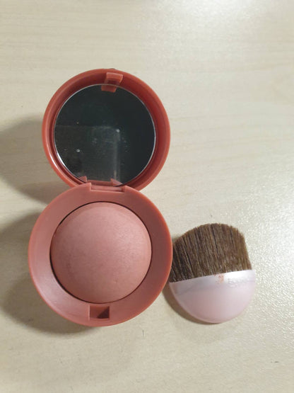 301326 - BOURJOIS Little Round Pot Blush, 74 Rose Ambre, 2.5 g, qëndrueshmëri gjatë gjithë ditës, përfundim natyral, teksturë e lehtë