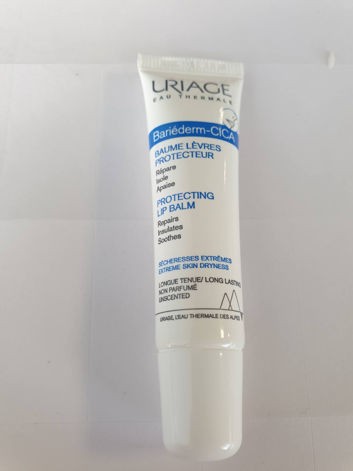 301382 - URIAGE Balsam Mbrojtës për Buzët Bariederm-Cica - Glicerinë - 15ml - Riparon, Mbron dhe Qetëson Buzët Shumë të Thata, të Çara dhe të Dëmtuara - Pa Aromë