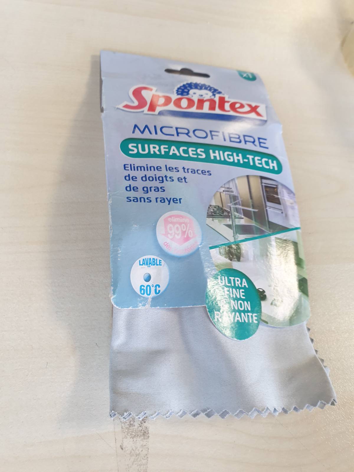 301487 - SPONTEX - Mikrofibër Sipërfaqësor - Ultra e hollë - Nuk gërvisht