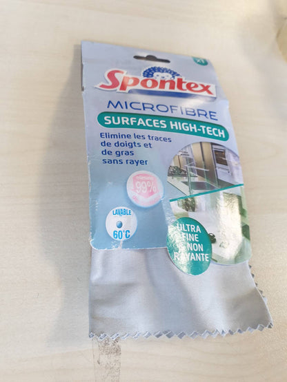 301487 - SPONTEX - Mikrofibër Sipërfaqësor - Ultra e hollë - Nuk gërvisht